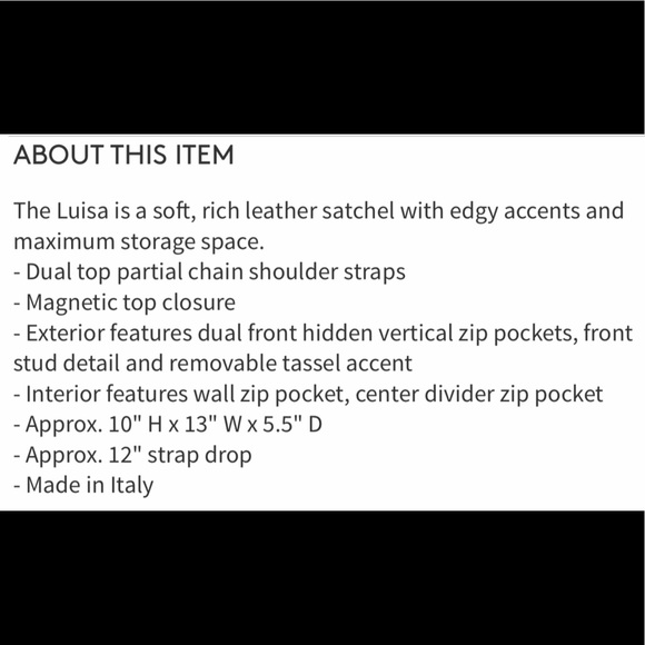 ❣️VALENTINO AUTH by Mario Valentino Luisa Satchel. - Picture 17 of 17